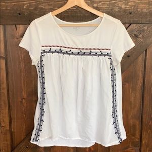 LOFT Tops - LOFT Factory Short Sleeves Tunic Size M LOFT Tops - LOFT Factory Short Sleeves Tunic Size M